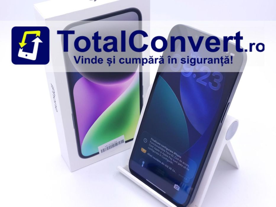 Apple iPhone 14 128GB Black 4GB Single SIM, Garantie 24 luni | #D87952