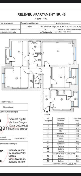 Vand apartament 4 camere langa Biblioteca Nationala