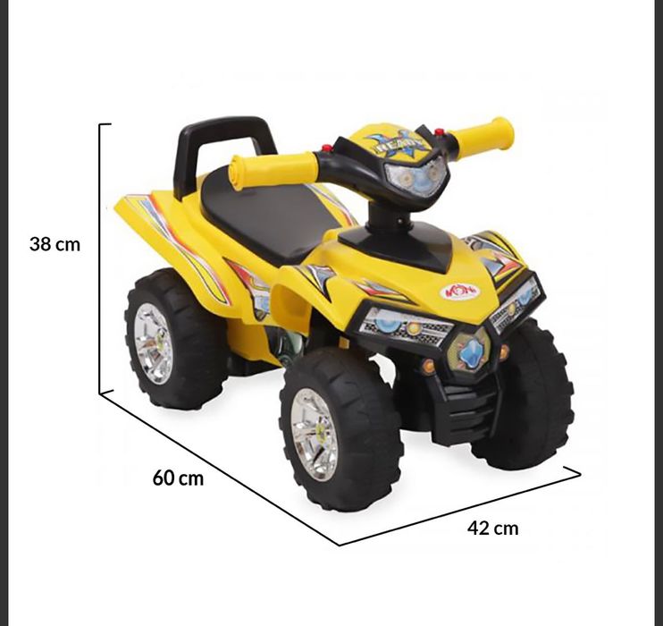 Детско АТВ играчка Moni, жълто