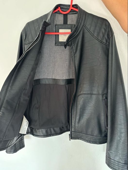 Мъжко кожено яке - Mango