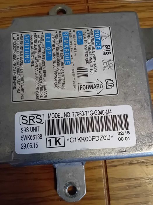 CRV 4 SRS Module 77960-T1G-G940-M4