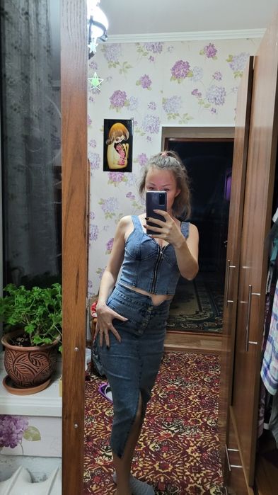 Джинсовый костюм