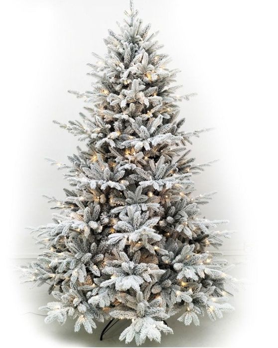 Новогодня ёлка Аляска премиум. Встроенная светодиодная гирлянда