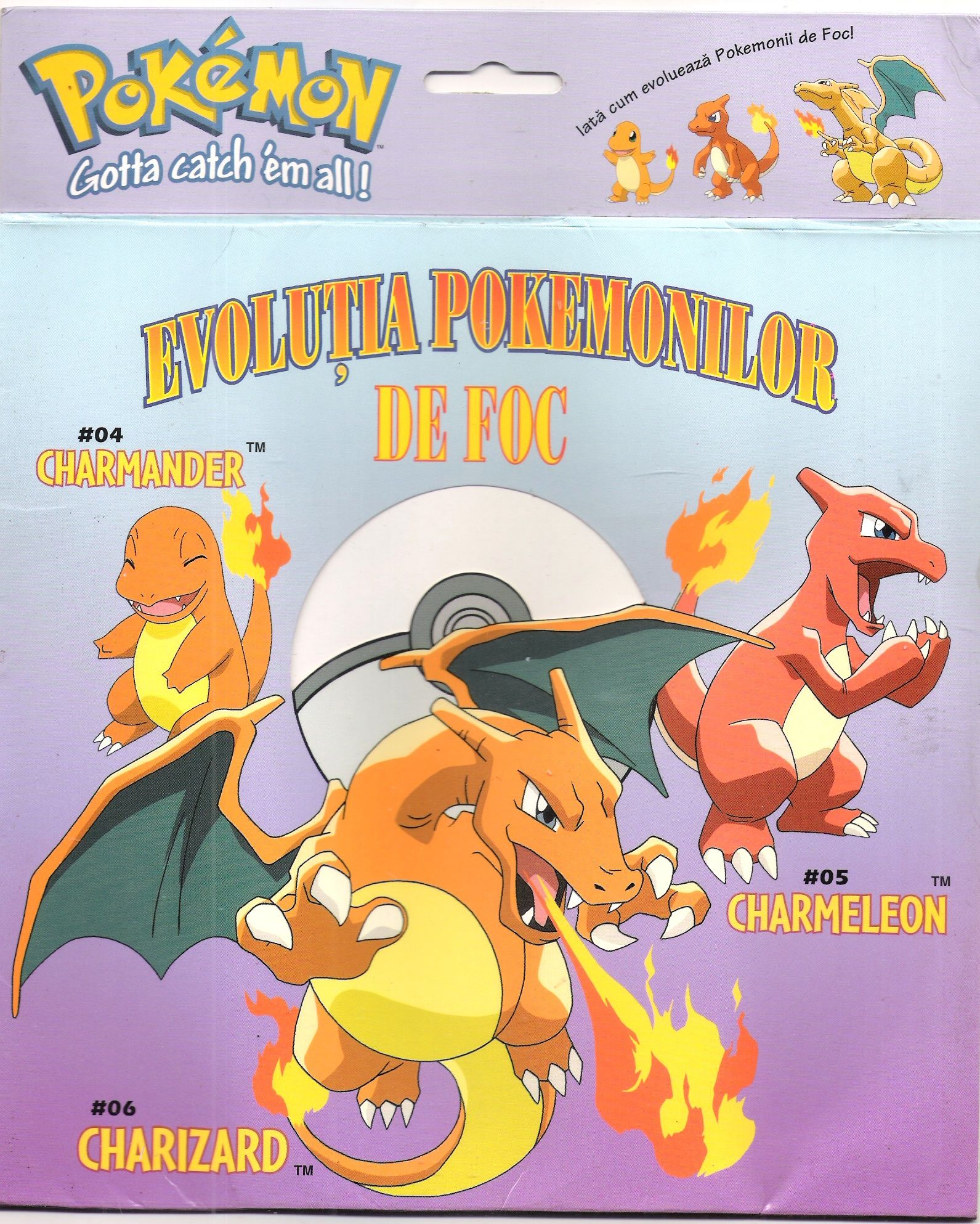 Evoluția pokemonilor de foc