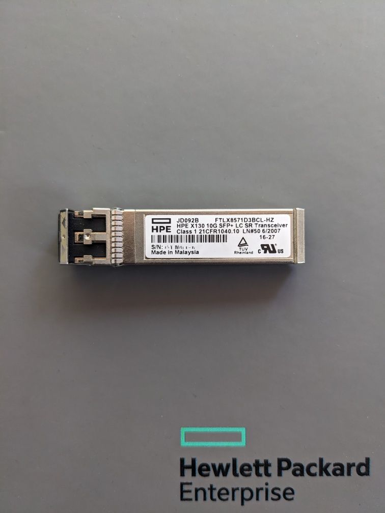 10Gbps SFP+ HPE X130 LC SR модуль/трансивер