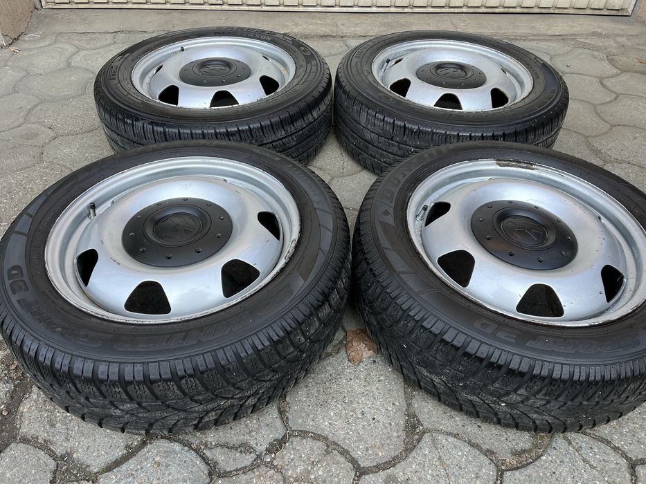 Jante otel 5x120mm, anvelope iarna 215/60 R17C, VW T5, T6, Multivan