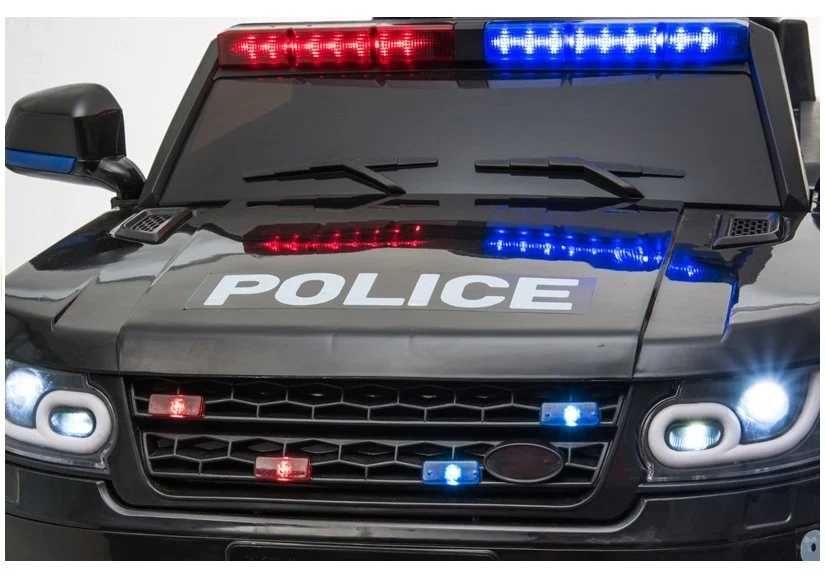 Детски Акумулаторен Полицейски Джип JC002, 90W, 12V/7Ah, EVA гуми