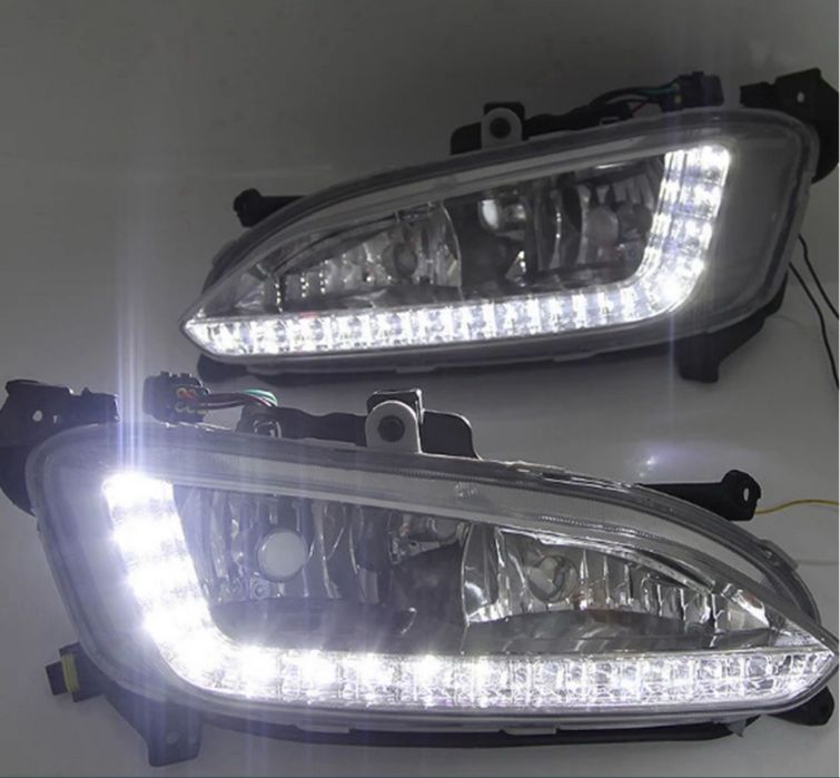 Lumina De Zi Proiector Far Ceata DRL Daytime Hyundai Santa Fe 2013-