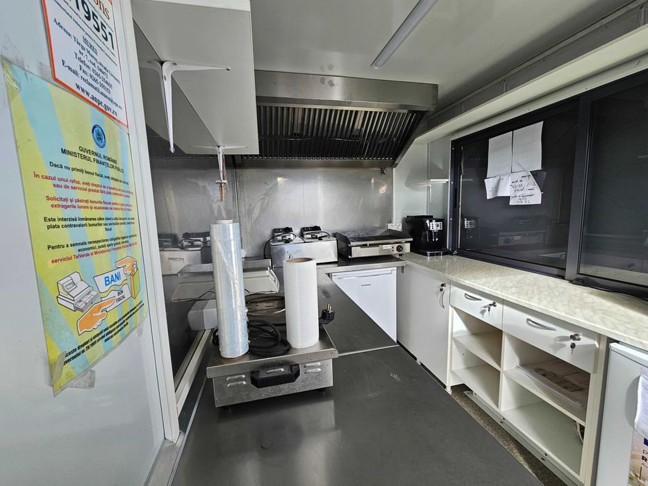 Rulota comerciala, fast food, food truck de inchiriat / DE VANZARE !!