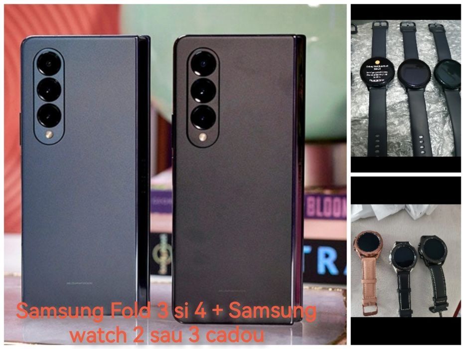 samsung z fold 3, 4 plus smart watch cadou