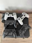 PS4 PlayStation 4 PRO, 1TB, 5 MANETE + Stand dual Incarcare Controller