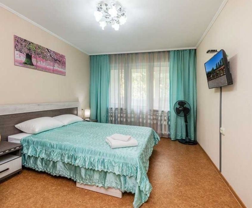 Сдается 1ком квартира посуточно Момышулы рядом ресторан Туран