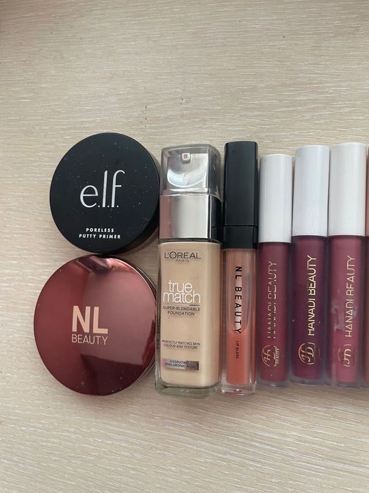 Nl beauty, L’Oréal, Elf, Max factor, Nyx, Hanadi beauty