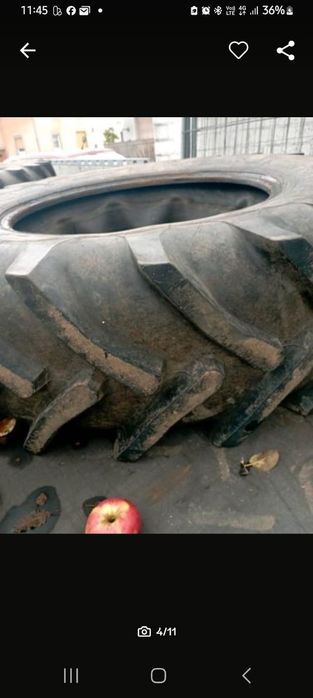 Vând cauciucuri  de tractor în stare bună