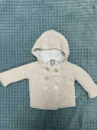 Vand cardigan imblanit, bebe 0-3 luni