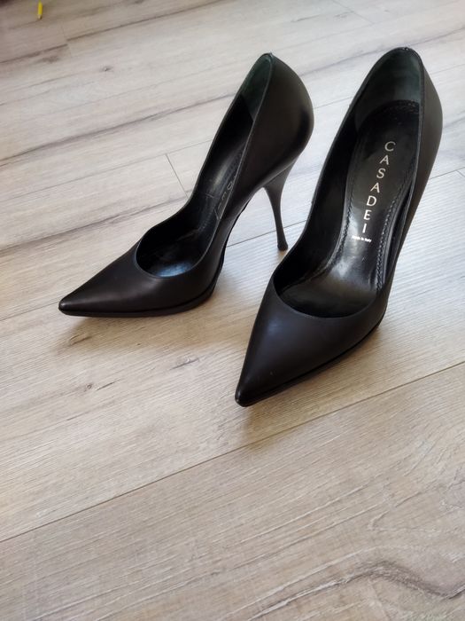 Официално елегантно обувки естествена кожа номер 35