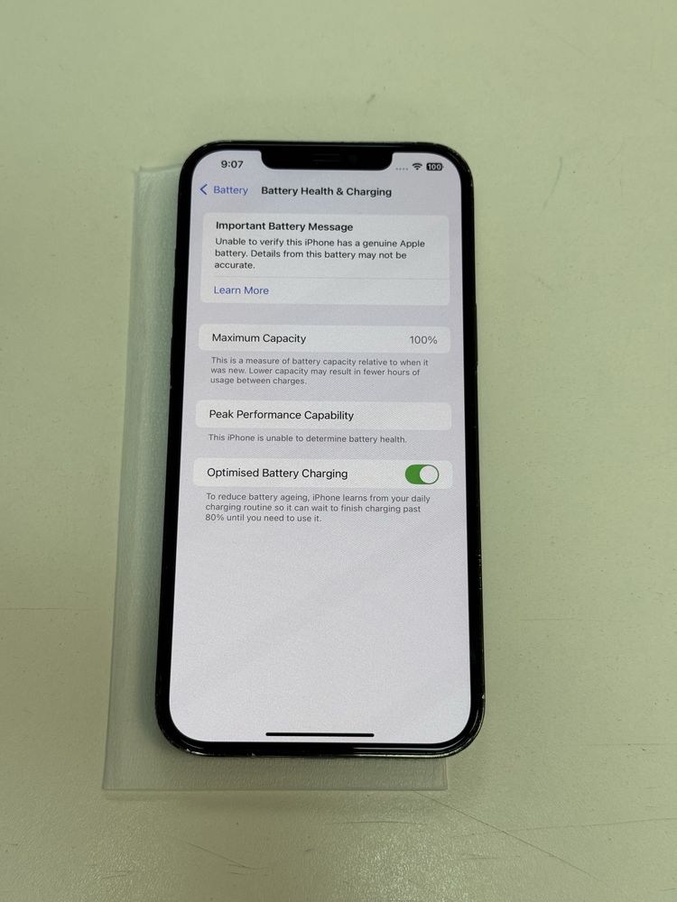 iPhone 12 Pro Max 256gb 100% Battery