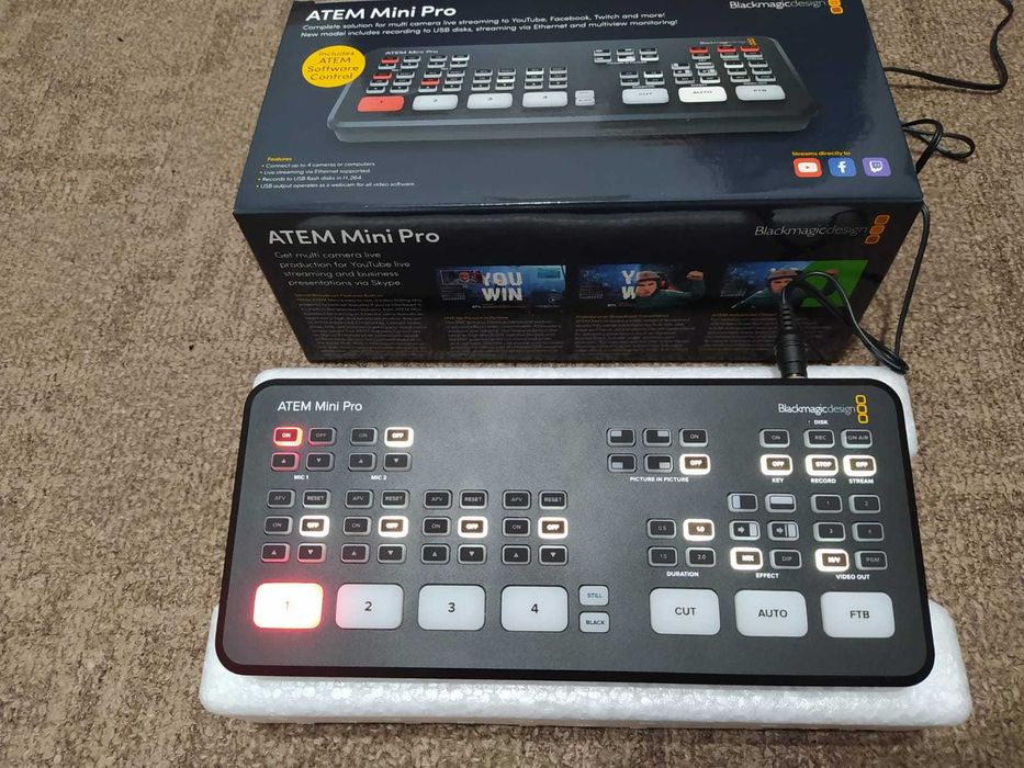 Blackmagic Design ATEM Mini Pro, mixer video, livestreaming