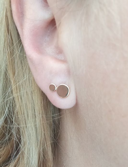 Златни обеци 14 карата.