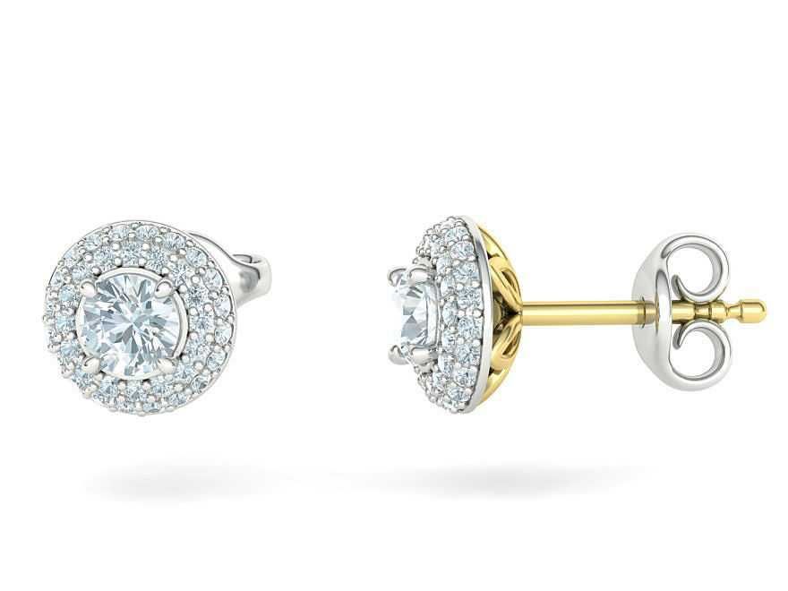 Oбеци з 14к с 0.96ct Диаманти