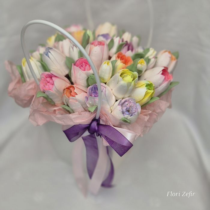 Принимаю заказы на зефирные цветы.