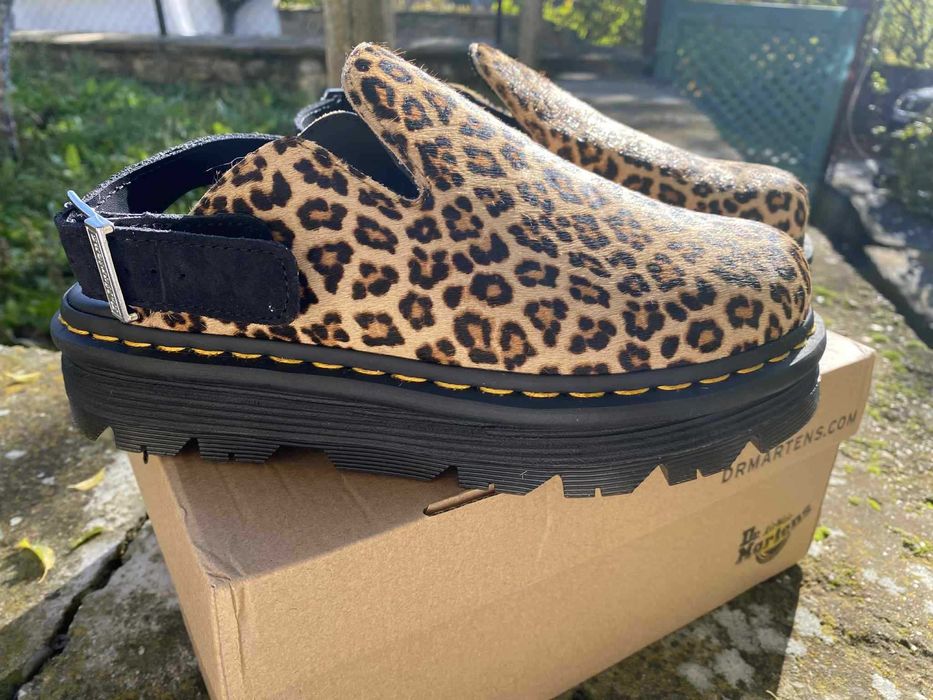 Чехли Dr. Martens Zebzag Mule Leopard