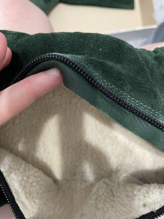 Cizme piele intoarsa