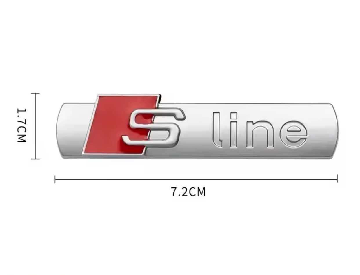 Embleme aripi Sline Emblema Audi Sticker Stema Sigla S line Laterale