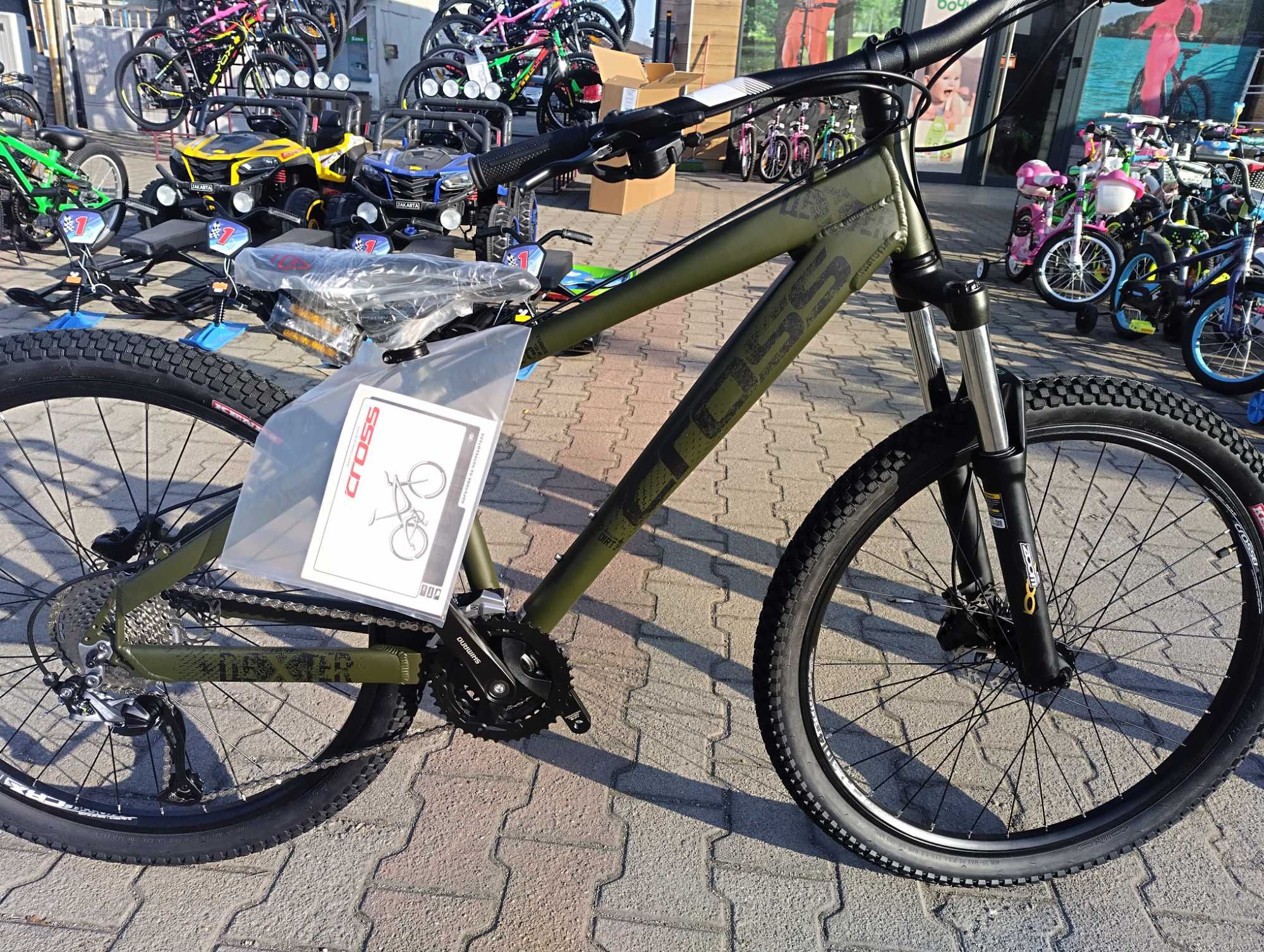 CROSS Велосипед 26" DEXTER HDB 380mm army green