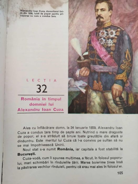 Vând manual Istoria patriei 1975