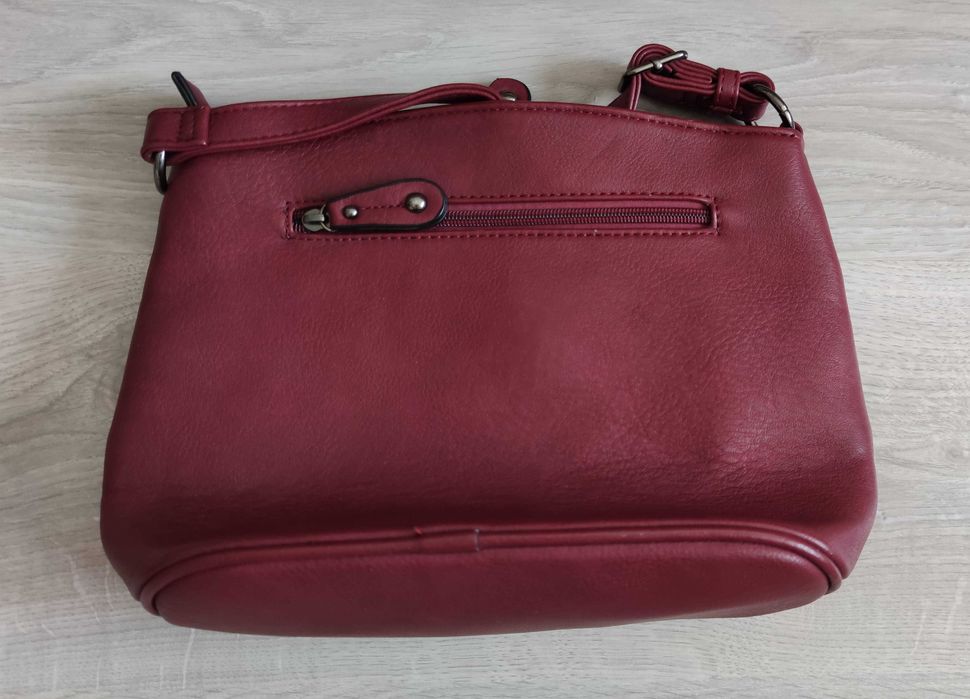 Geanta din PIELE naturala, grena Transport GRATUIT