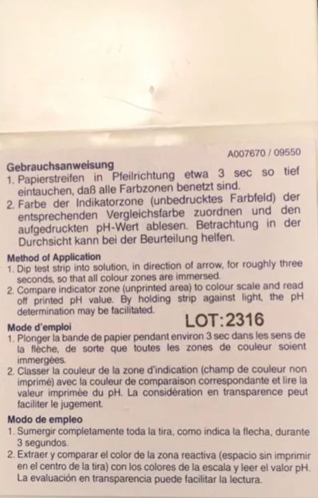 Tester PH pentru apa intre 6 - 8.1