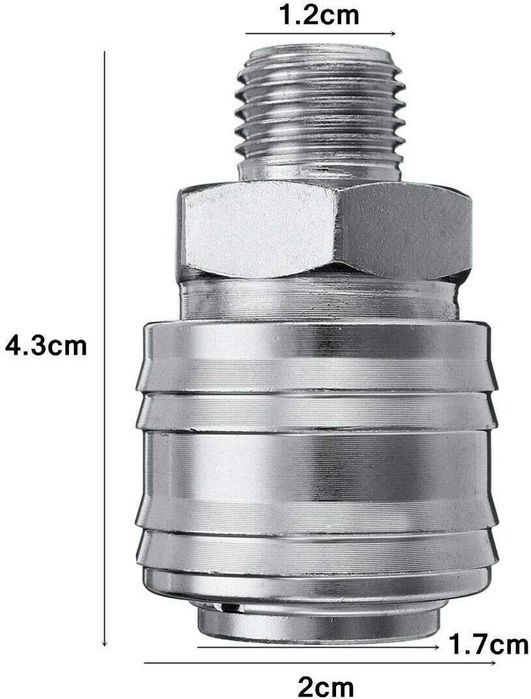 Set 9 Cuple Rapide Aer 1/4" BSP, Conectori Furtun Compresor