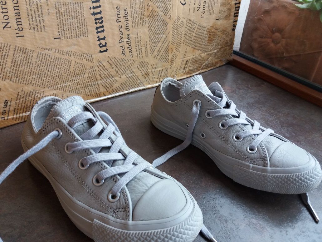 №36,5 Converse кожени гуменки,кецове,спортни обувки,