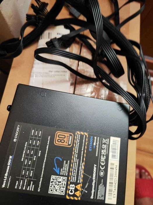 Захранване Endorfy Vero L5, 500W, Active PFC, 80 PLUS Bronze