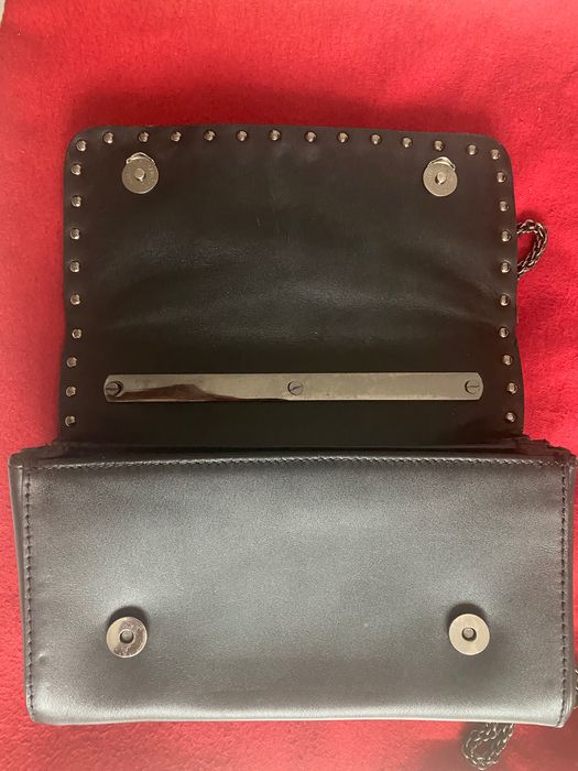Geanta casual, piele,