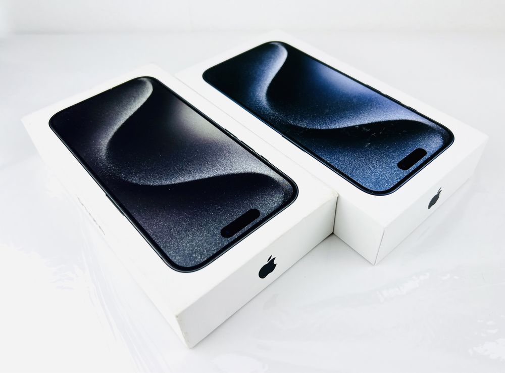 НОВ! iPhone 15 Pro Max 256GB Black / Blue Titanium Гаранция!