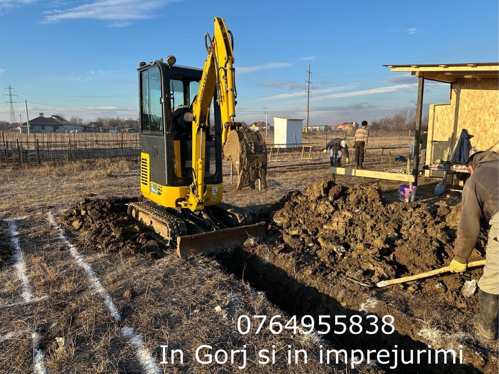 Inchiriez miniexcavator