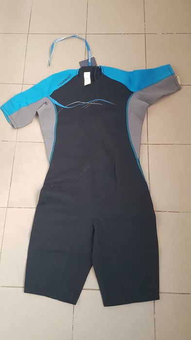 Combinezon neopren scurt TRIBORD + papuci plajă SEAC