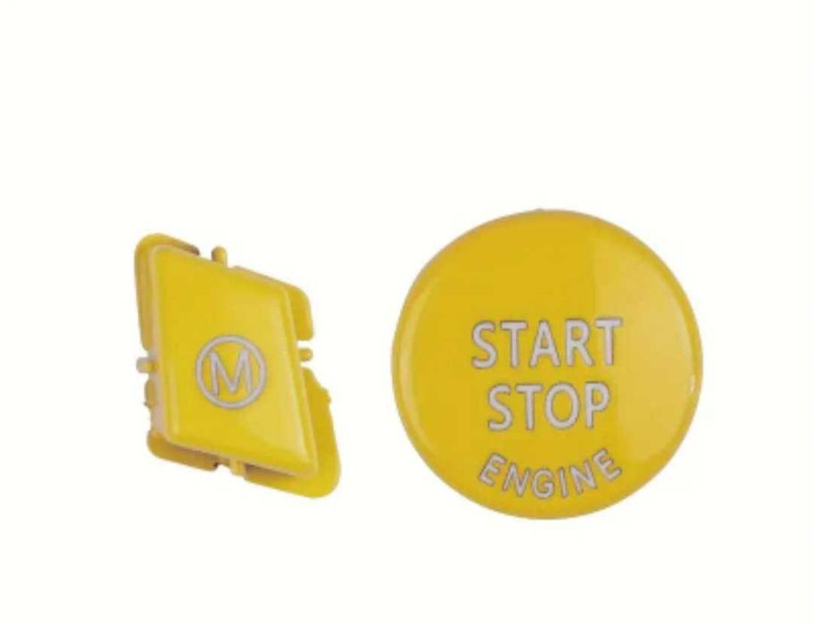 НОВИ Start Stop Бутони + M  BMW E90 E91 E92 e-Series M бутон за волан