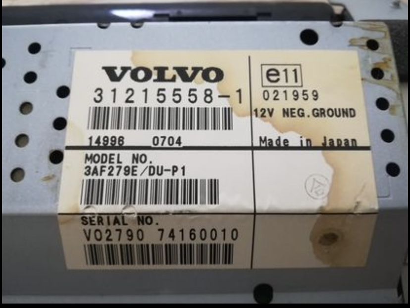 Navigatie Display monitor VOLVO 545 BP5896586C48