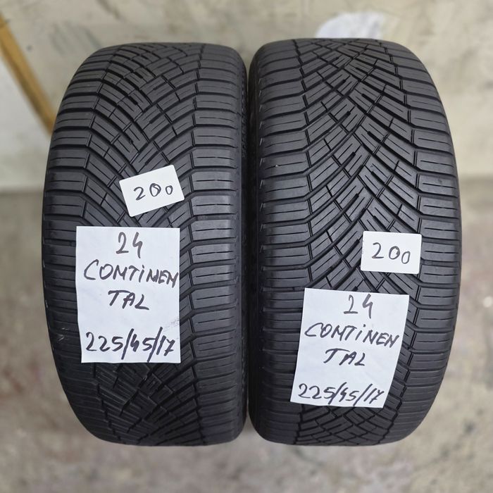 2×225/45/17 M+S.CONTINENTAL  2024.Stare excelenta.