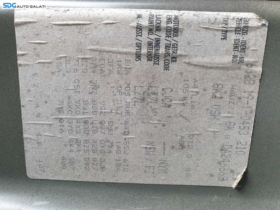 Cutie Viteze Automata DSG Cod NYM Audi A4 B8 B8.5 2.0 TDCI CJC 2008 - 2015 [K1391]