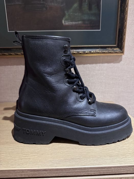 Дамски боти, тип кубинки, Tommy Jeans