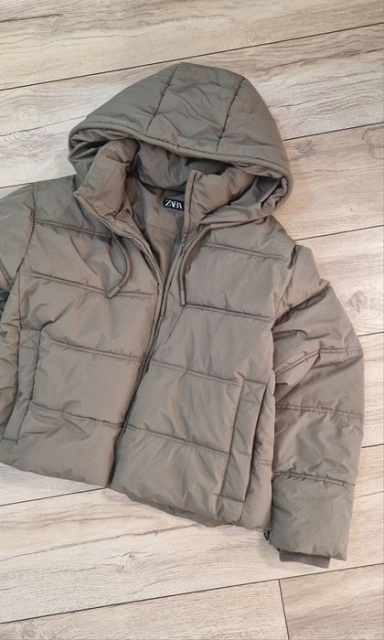 Късо обемно яке Zara, размер Л