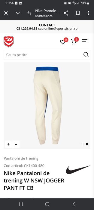 Pantaloni trening dama Nike