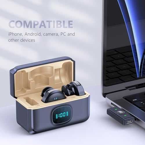 Нов Професионален безжичен микрофон – кристален звук, дълга батерия