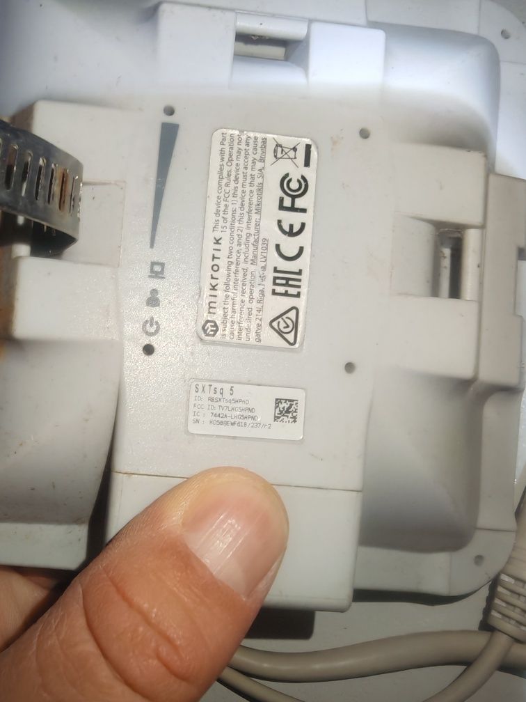 Wifi точка доступа, мост mikrotik sxtsq 5 ac, 2 шт