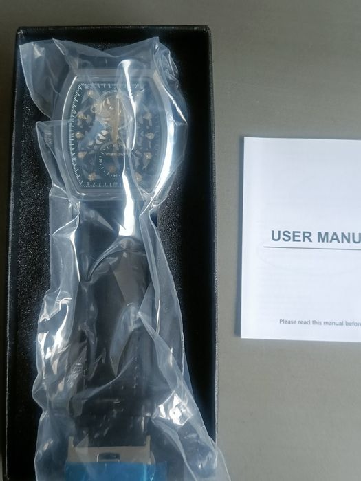 НОВ Мъжки автоматичен часовник с лунна фаза