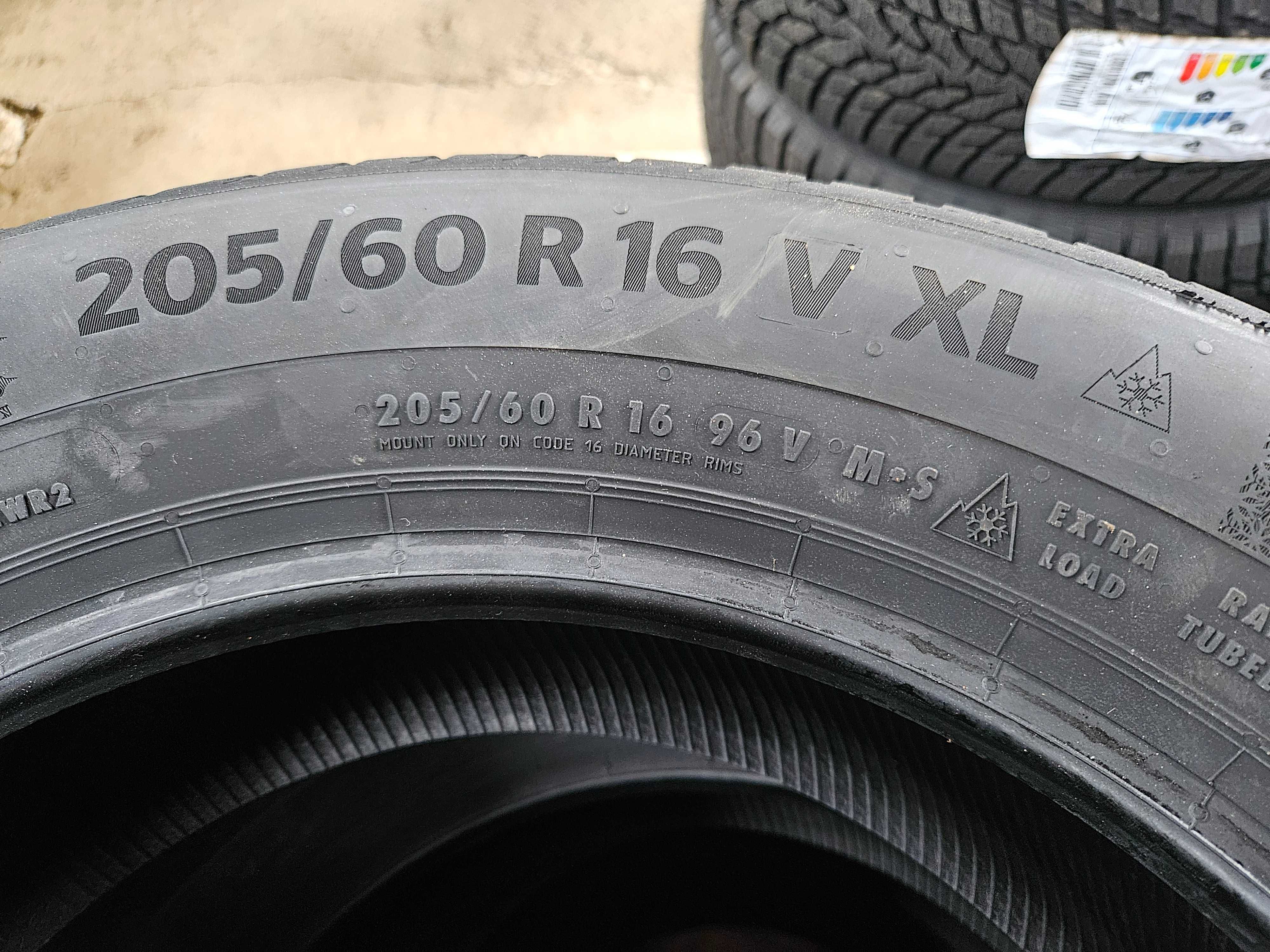 Нови всесезонни гуми 205/60 R16 Continental AllSeason 2 XL 96V DOT2024